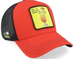 Cocktails Sex On The Beach Black/Red Trucker - Capslab