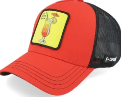 Cocktails Sex On The Beach Black/Red Trucker - Capslab
