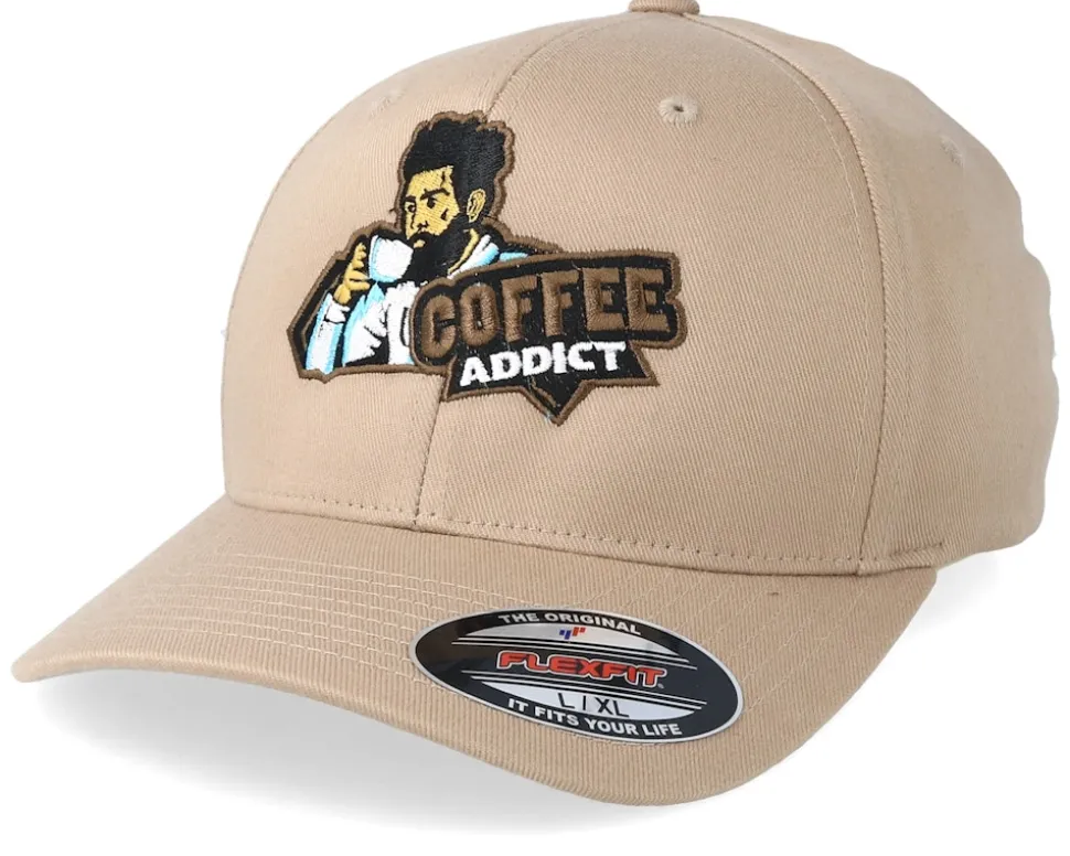 Coffee Lover Khaki Flexfit - Iconic