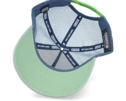 Coffee To Ride Teal Coastal Trucker - Coastal