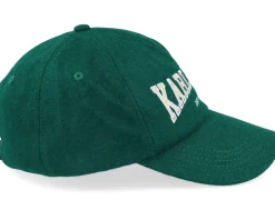 College Signature Wool Blend Cap Dusty Green Dad Cap - Karl Kani