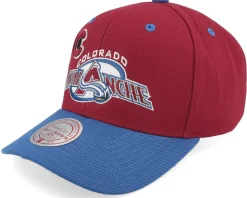 Colorado Avalanche All In 2.0 Pro Maroon/Blue Adjustable - Mitchell & Ness