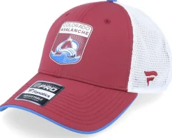 Colorado Avalanche Authentic Pro Draft Podium Black/White Trucker - Fanatics