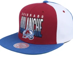 Colorado Avalanche Billboard 2 Royal/Red Snapback - Mitchell & Ness