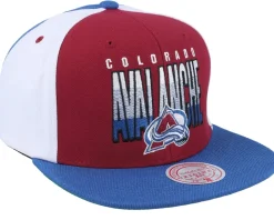 Colorado Avalanche Billboard 2 Royal/Red Snapback - Mitchell & Ness