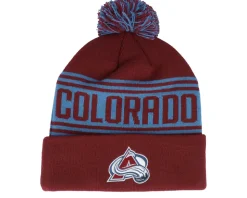 Colorado Avalanche Dark Garnet/Aqua Blue Pom - Fanatics
