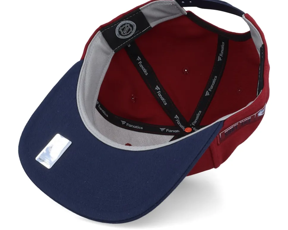 Colorado Avalanche Iconic Color Blocked Dark Garnet-Athl Snapback - Fanatics