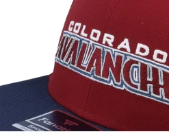 Colorado Avalanche Iconic Color Blocked Dark Garnet-Athl Snapback - Fanatics