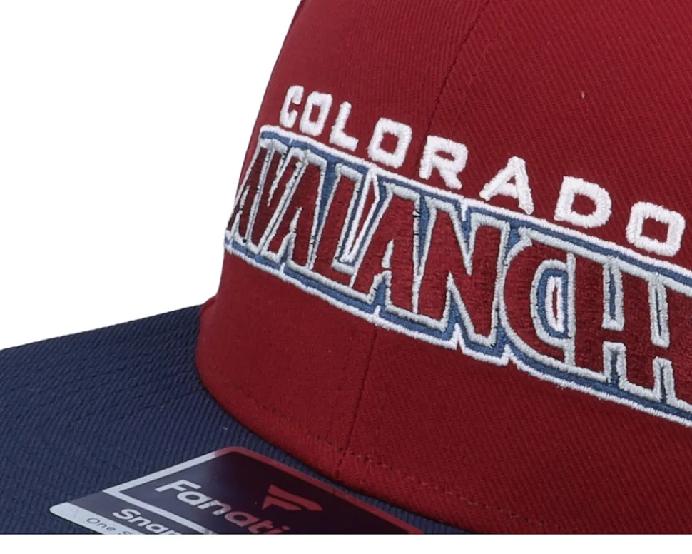 Colorado Avalanche Iconic Color Blocked Dark Garnet-Athl Snapback - Fanatics