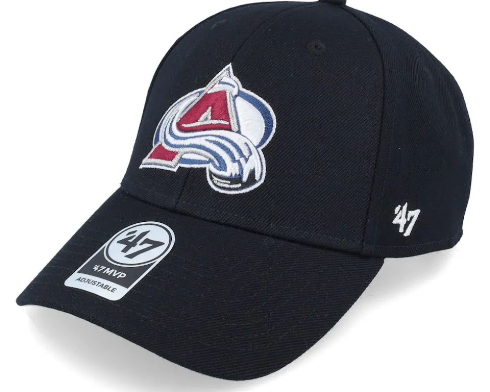 Colorado Avalanche Mvp Black/White Adjustable - 47 Brand