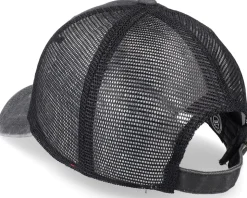 Colorado Avalanche Raglan Bones Black Trucker - American Needle