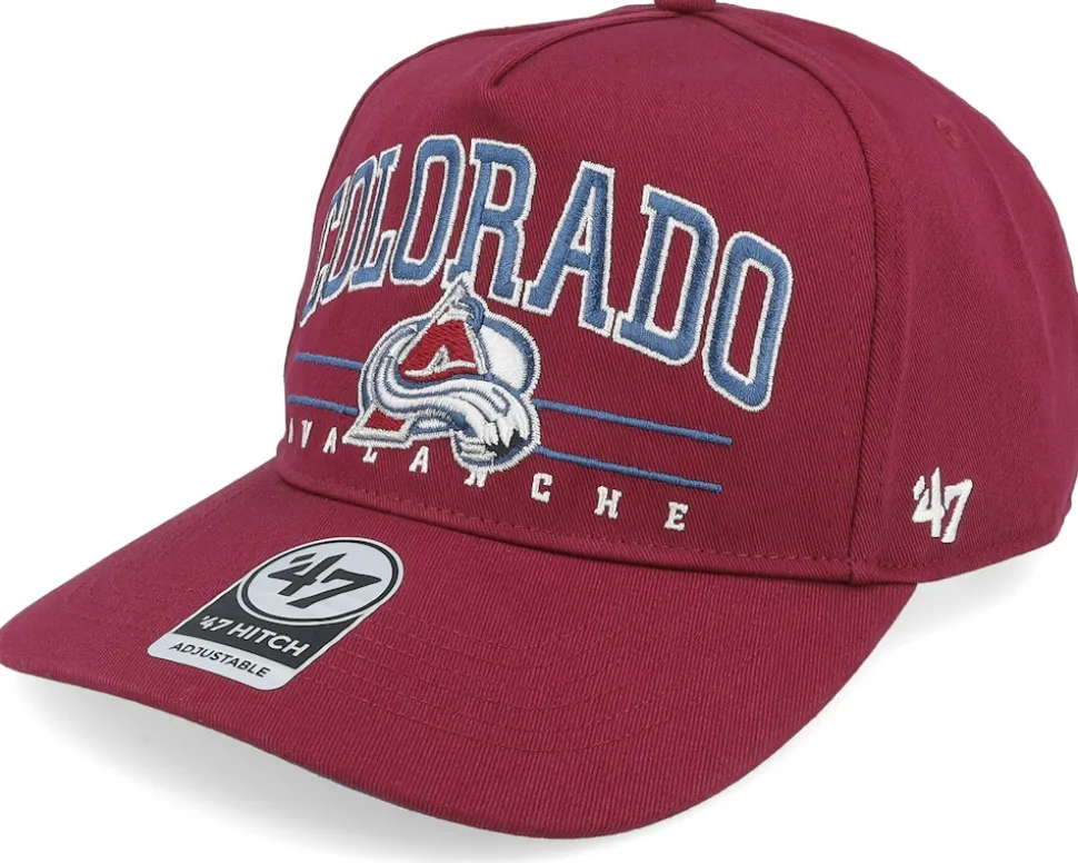 Colorado Avalanche Roscoe 47 Hitch Cap Cardinal A-frame Adjustable - 47 Brand