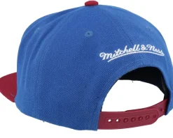 Colorado Avalanche Triple Up Light Blue/Red Snapback - Mitchell & Ness