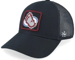 Colorado Avalanche Valin Black Trucker - American Needle