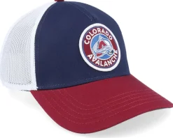 Colorado Avalanche Valin White/Navy/Maroon Trucker - American Needle