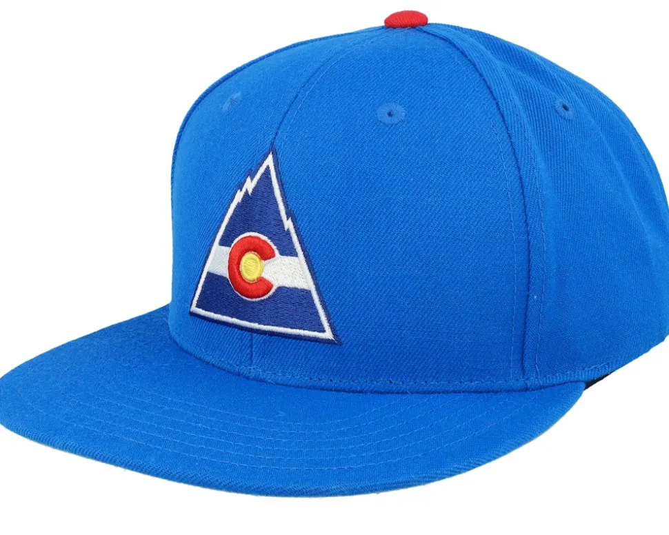Colorado Rockies NHL Archive 400 Blue Snapback - American Needle