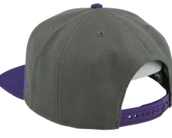 Colorado Rockies Sure Shot Two Tone Captain Charcoal/Purple Snapback - 47 Brand
