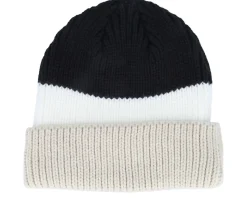 Colorblock Toque Black/White/Stone Cuff - Bauer