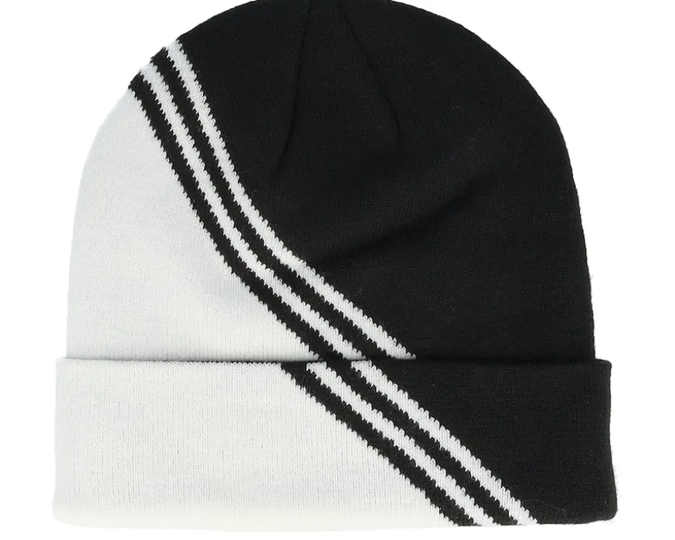 Colorblock Toque Black/White Cuff - Bauer
