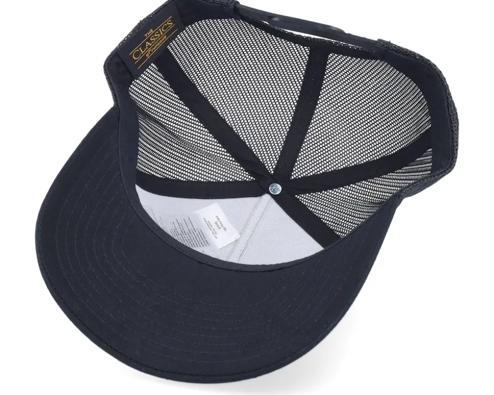 Colorful Deer Big Patch Black A-frame Trucker - Iconic