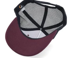 Colorful Deer Big Patch Plum/Black A-frame Trucker - Iconic