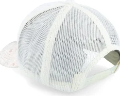 Colosseum At Its Peak Velvet White/Peach/Ivory A-Frame Trucker - Calza Pennello