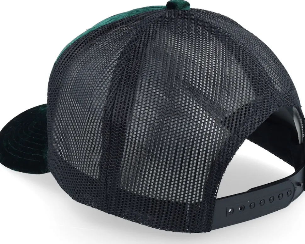 Colosseum At Its Peak Velvet Green/Black A-Frame Trucker - Calza Pennello