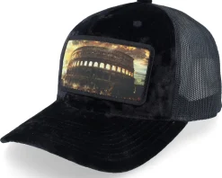 Colosseum At Its Peak Velvet Green/Black A-Frame Trucker - Calza Pennello