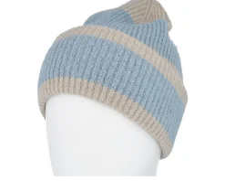 Colour Block Natural Stone/Dusty Blue Cuff - Beechfield