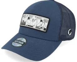 Comic Strip Boat Trip Navy Trucker - Moomin