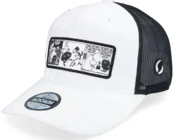 Comic Strip Thief White/Black Velvet Trucker - Moomin