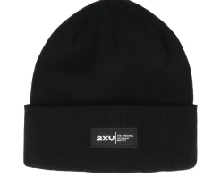 Commute Beanie Black/White Cuff - 2XU