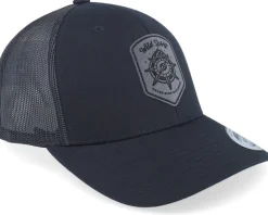 Compass Shield Black Patch Black Trucker - Wild Spirit