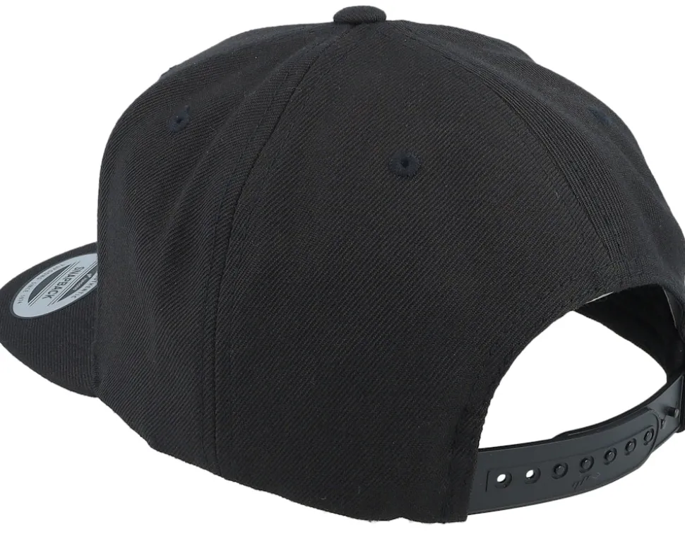 Compass Shield Brown Patch Black Snapback - Wild Spirit