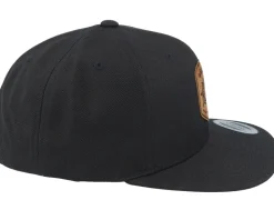 Compass Shield Brown Patch Black Snapback - Wild Spirit