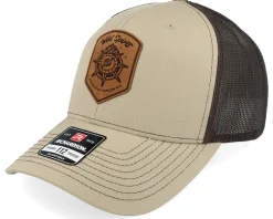 Compass Shield Brown Patch Khaki/Coffee Trucker - Wild Spirit