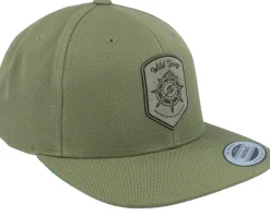 Compass Shield Green Patch Buck Snapback - Wild Spirit
