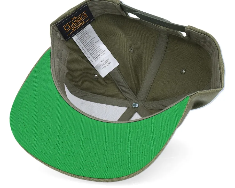 Compass Shield Green Patch Buck Snapback - Wild Spirit