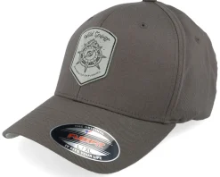 Compass Shield Grey Patch Dark Grey Flexfit - Wild Spirit