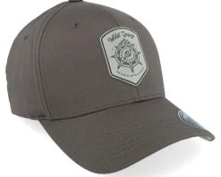 Compass Shield Grey Patch Dark Grey Flexfit - Wild Spirit