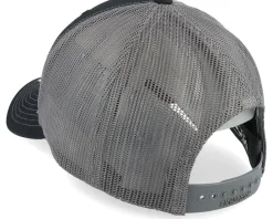 Compass Shield Grey Patch Black/Charcoal Trucker - Wild Spirit