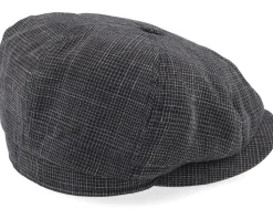 Conall Black Flat Cap - Mayser