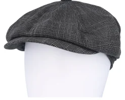 Conall Black Flat Cap - Mayser