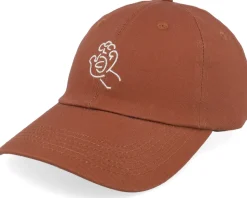 Contour Hand Burnt Sienna Dad Cap - Santa Cruz