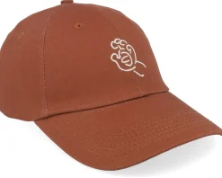 Contour Hand Burnt Sienna Dad Cap - Santa Cruz