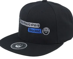 Convo Black Snapback - Bearded Man