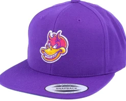 Cool Duck Grin Purple Snapback - Iconic