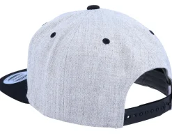 Cool Llama Lines Heather Grey/Black Snapback - Iconic
