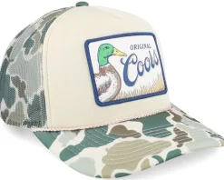 Coors Mallard Foamy Camouflage/Beige A-Frame Trucker - American Needle