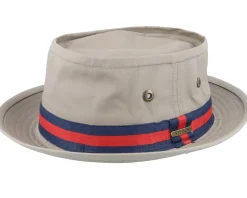 Co/Pes Beige Pork Pie - Stetson